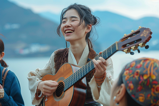 我爱五指山 我爱万泉河（弹唱谱）