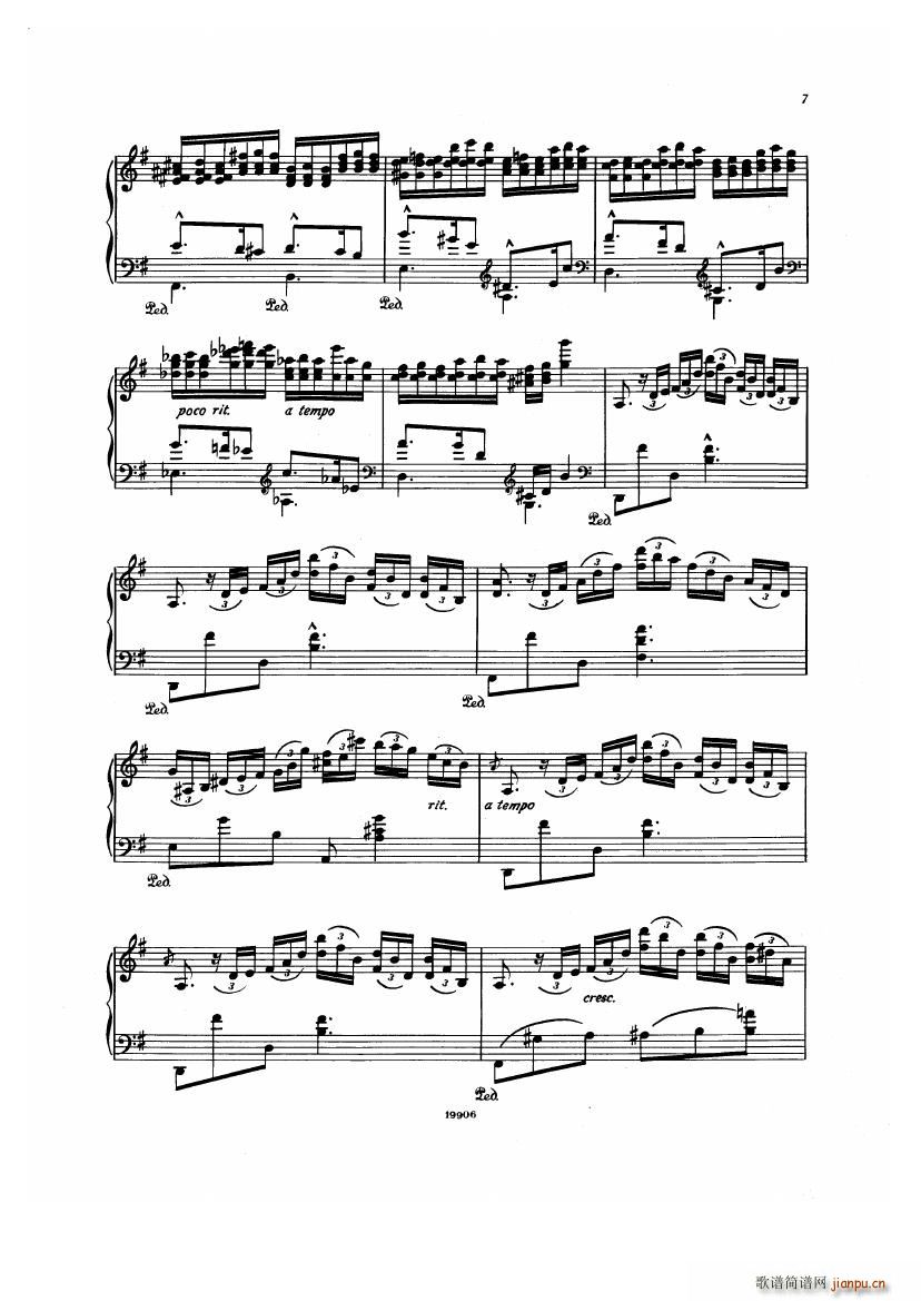 Albeniz op 65 Etudes no 1 77