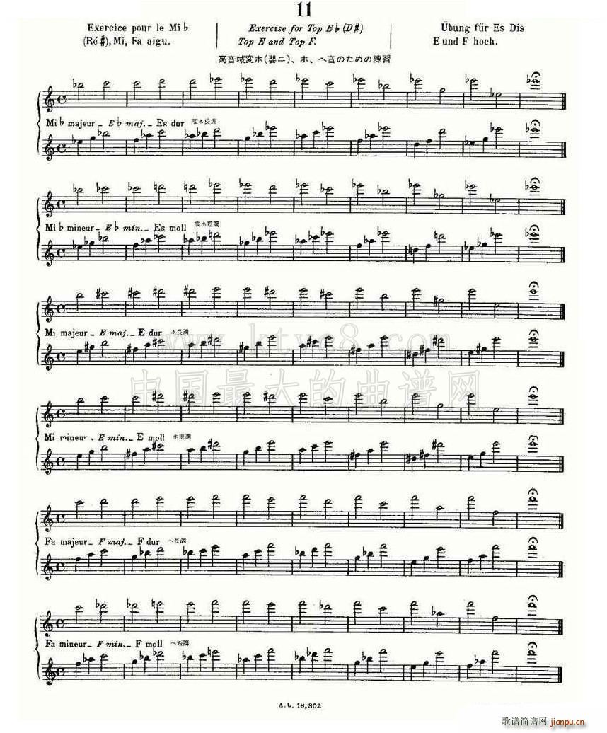 初级练习之11 Alphonse Ludec Debutant Flutiste1