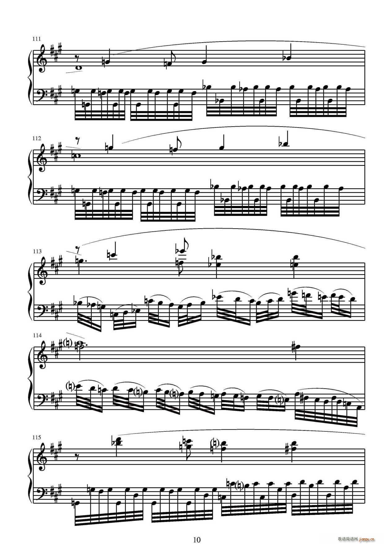 第六钢琴奏鸣曲（单乐章）10