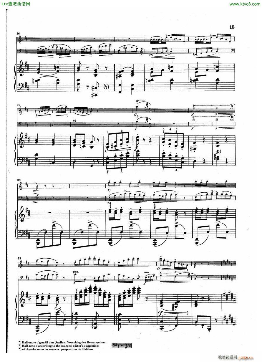 Debussy Trio en Sol15