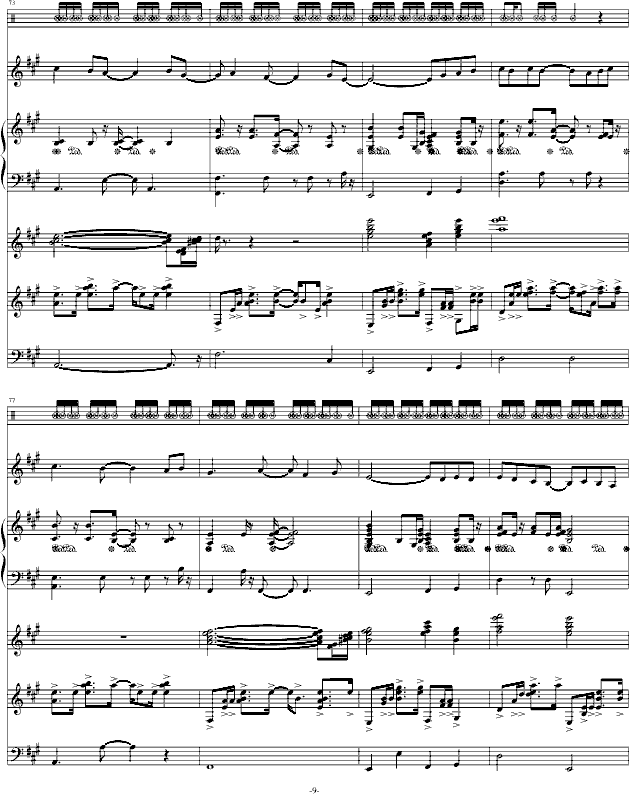 献给 hello！巴赫-钢琴谱(钢琴曲)-swenl9