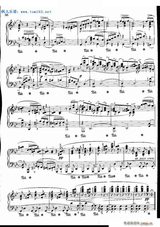 船歌（选自《四季》） ―_柴科夫斯基4