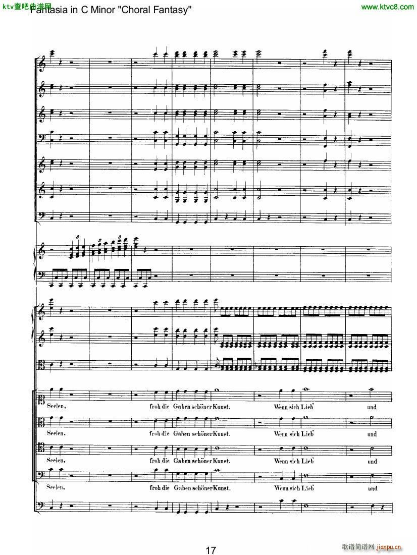 Beethoven op 80 Choral Fantasy 二2