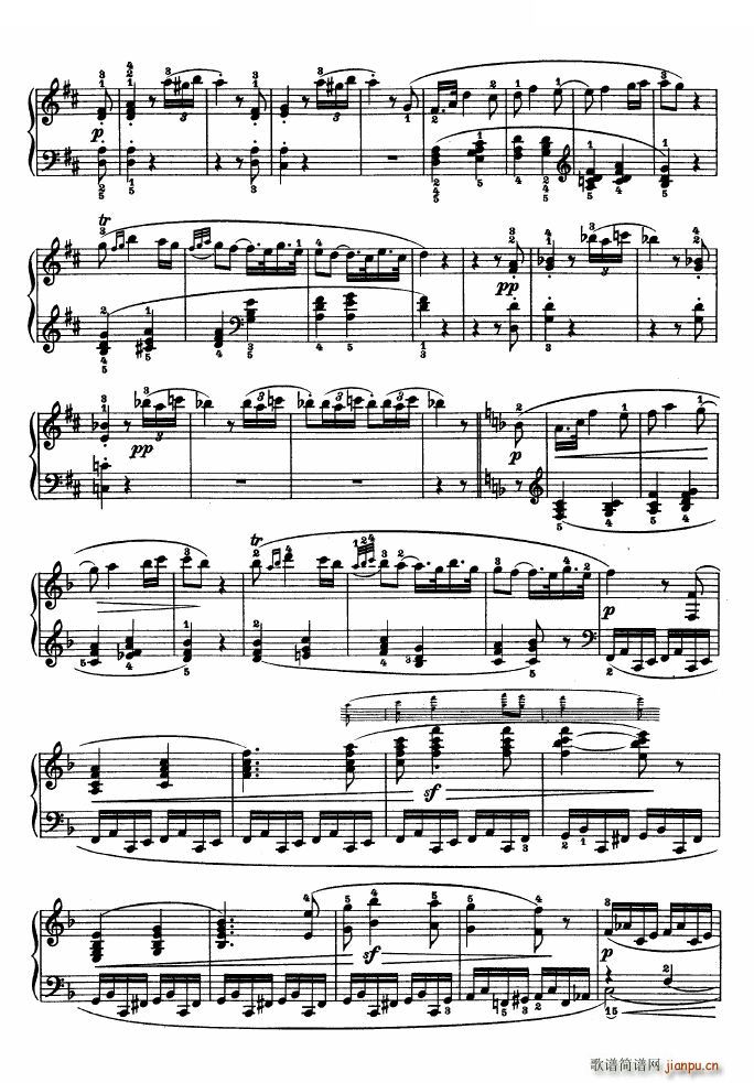 F大调第六钢琴奏鸣曲 - Op 10―2 Op 10―2 - -_贝多芬 beethoven5