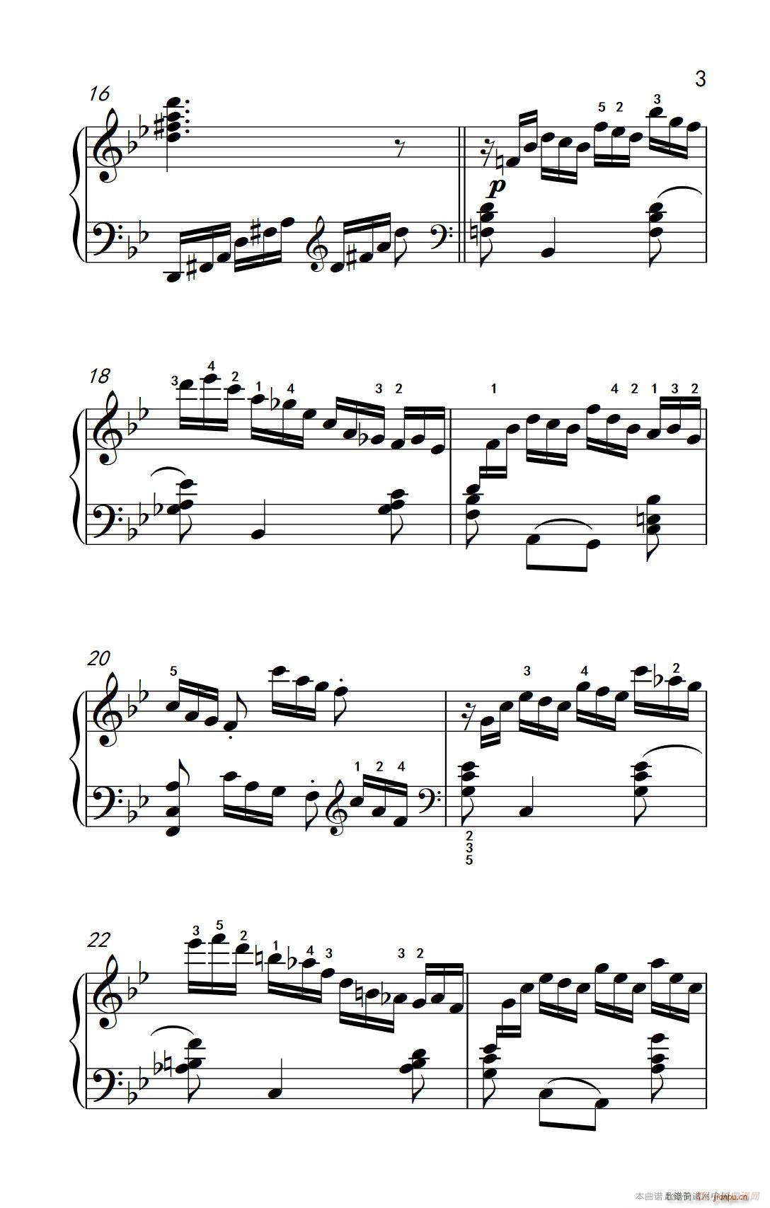 第九级3 练习曲 No 2（中央音乐学院 钢琴（业余）考级教程 7-9级）3