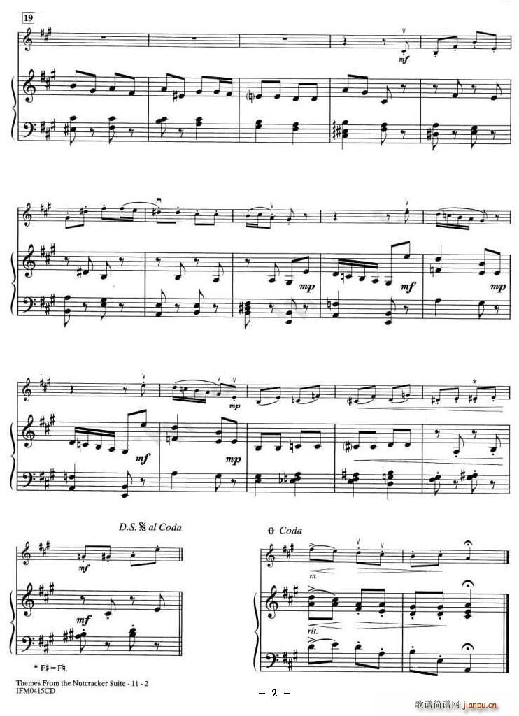 THE NUTCRACKER SUITE(钢琴伴奏谱)2