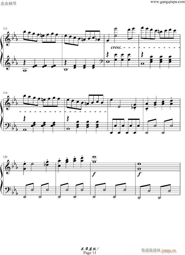 c小调第八钢琴奏鸣曲“悲怆”第一乐章_贝多芬-beethoven11