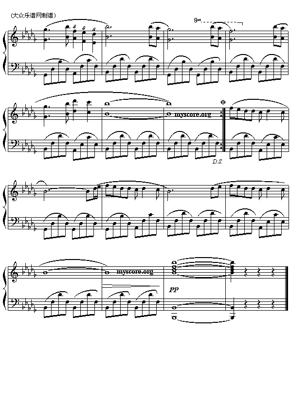 流行钢琴曲 班得瑞:蓝色的爱3