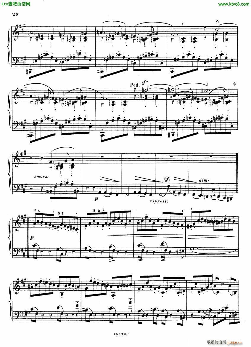 Alkan op 38b Deuxieme recueil de chants27