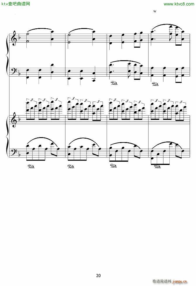 X战记插曲 宿命 双钢琴版20