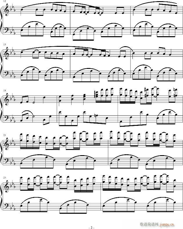 流行钢琴曲12