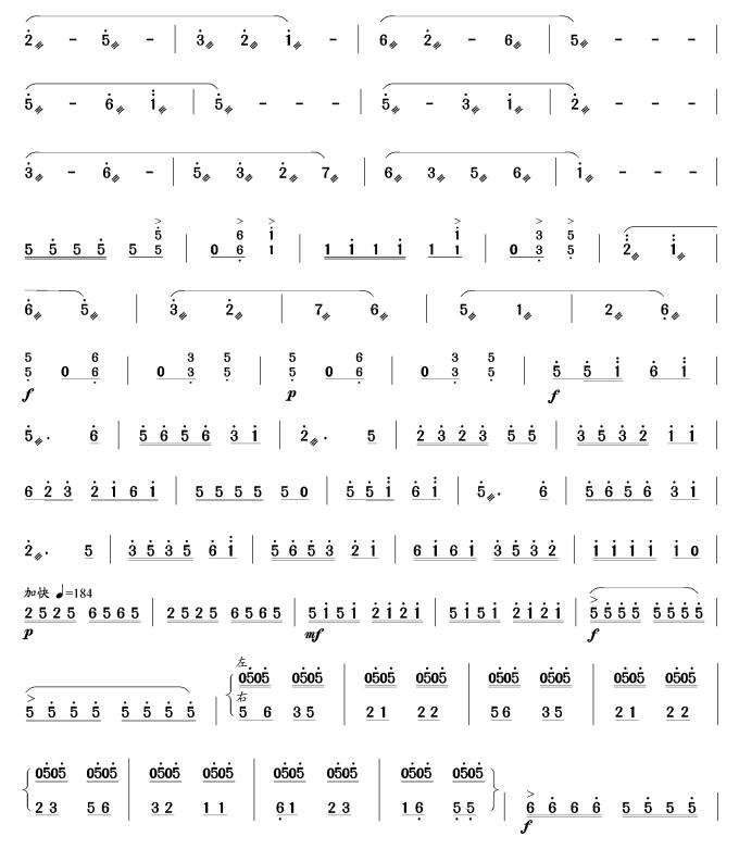 快乐的纺织女工(扬琴曲)2