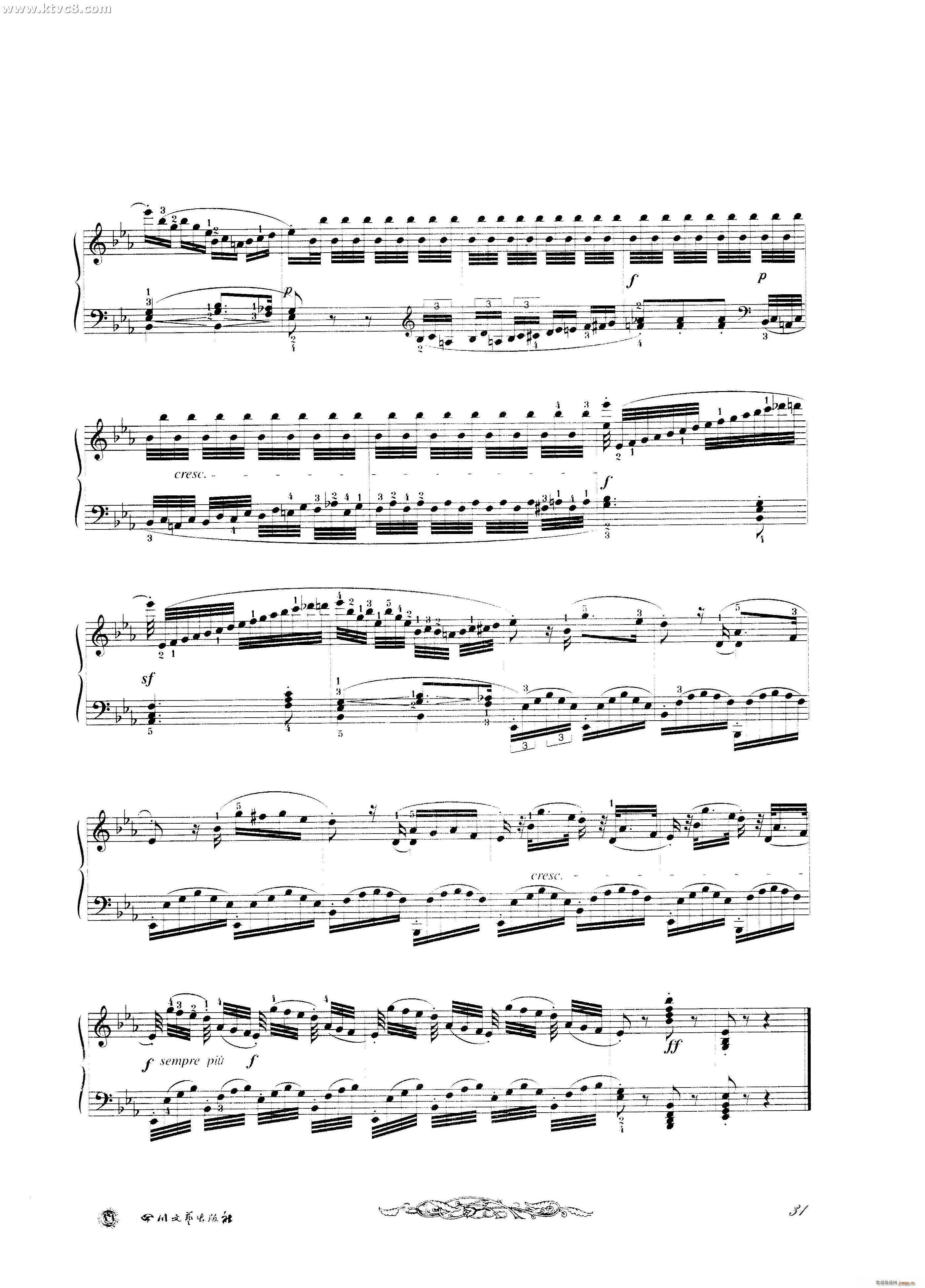 贝多芬钢琴变奏曲集二20