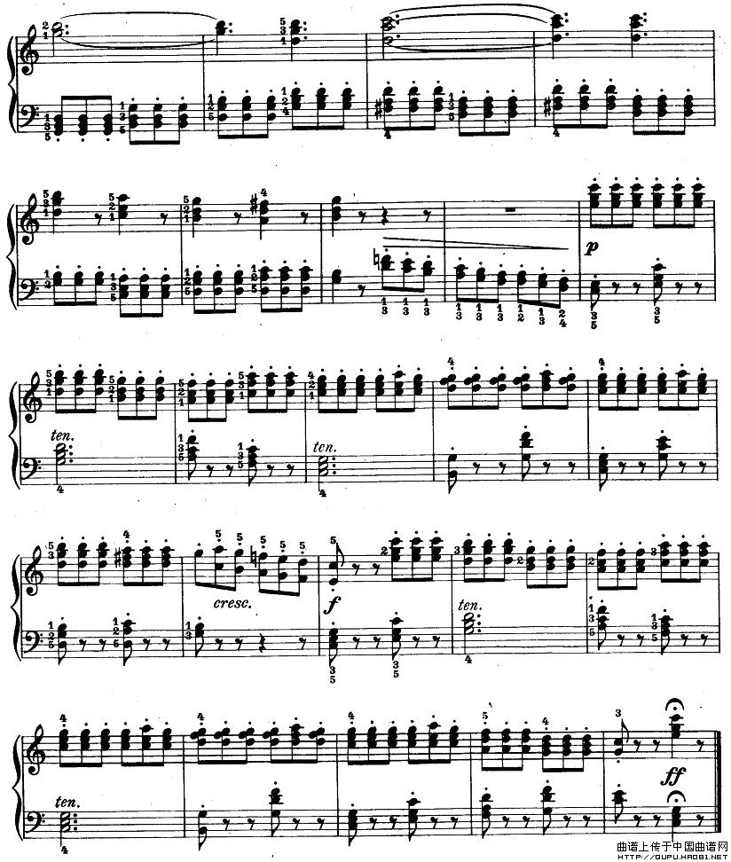 儿童钢琴进阶练习曲50首之282