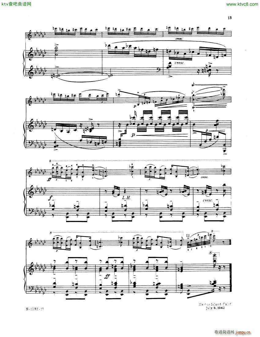 3 Preludes Piano Parts Gershwin12