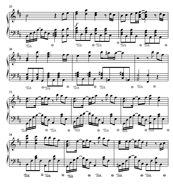 Time after time-钢琴谱(钢琴曲)-动漫影视3