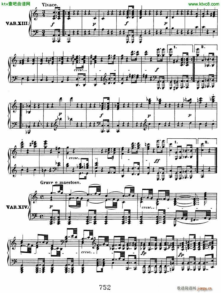 Beethoven op 120 Diabelli Variations12