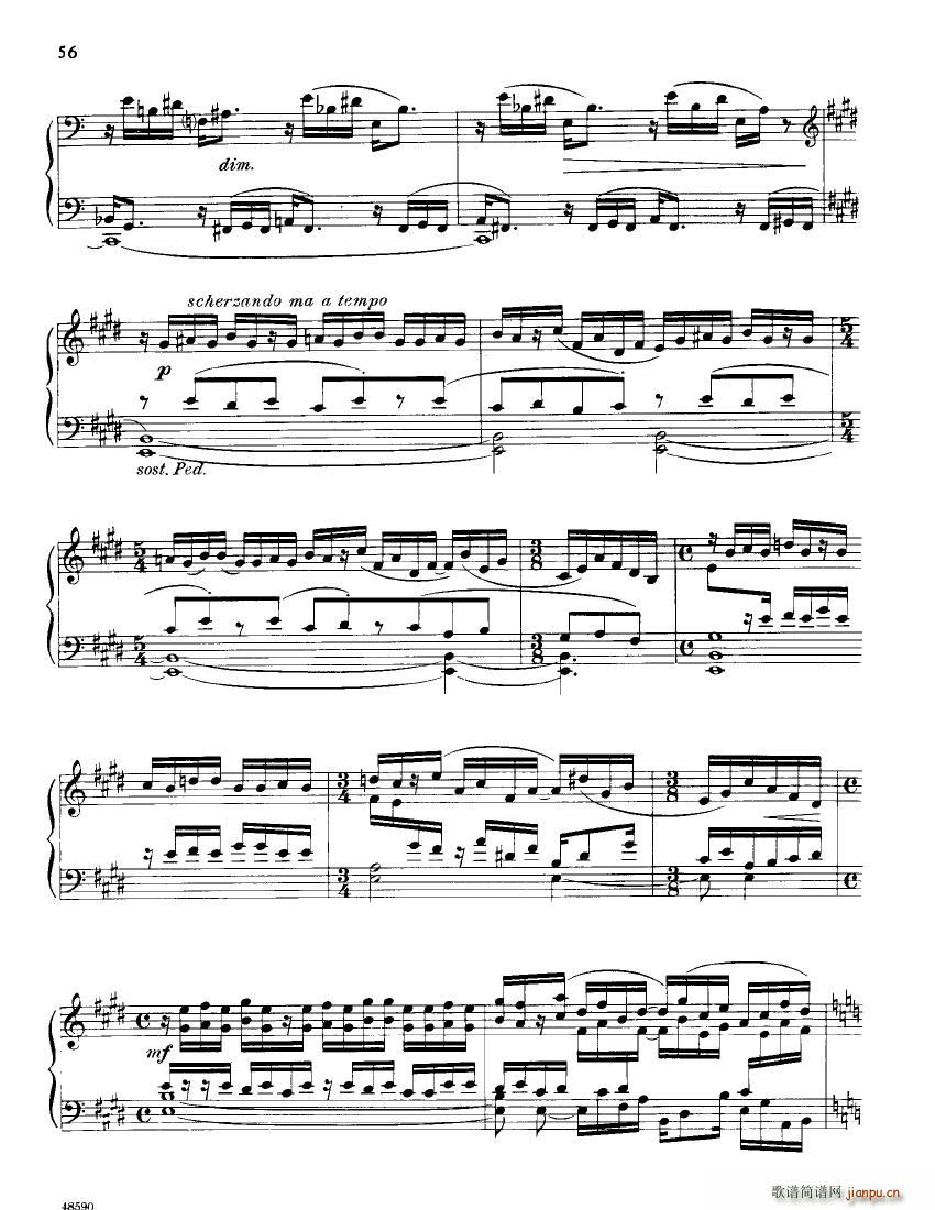 Barber op 26 Piano Sonata34