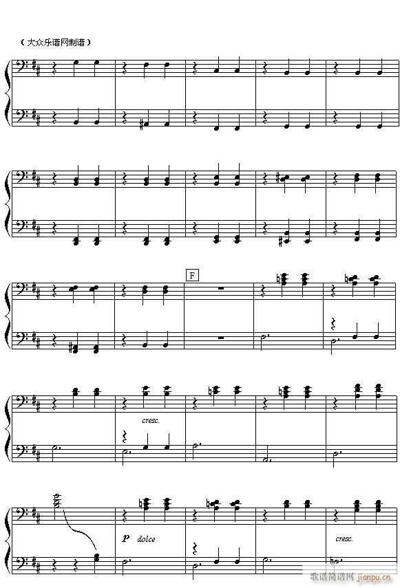 （俄）柴可夫斯基芭蕾舞剧《胡桃夹子》选曲 花之圆舞曲（四手联弹之二）8