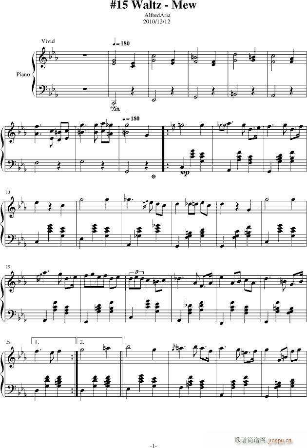 #15 Waltz - Mew 梦幻圆舞曲_AlfredAria1