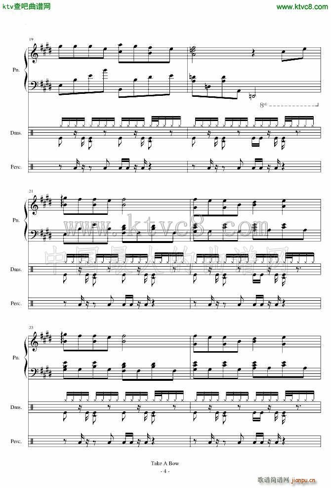 Take a Bow Piano Drums_Rihanna4