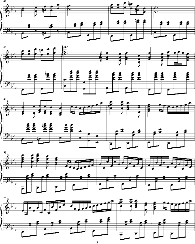 黑蔷薇组曲⒋暗夜之舞姬-钢琴谱(钢琴曲)-aqtq3143