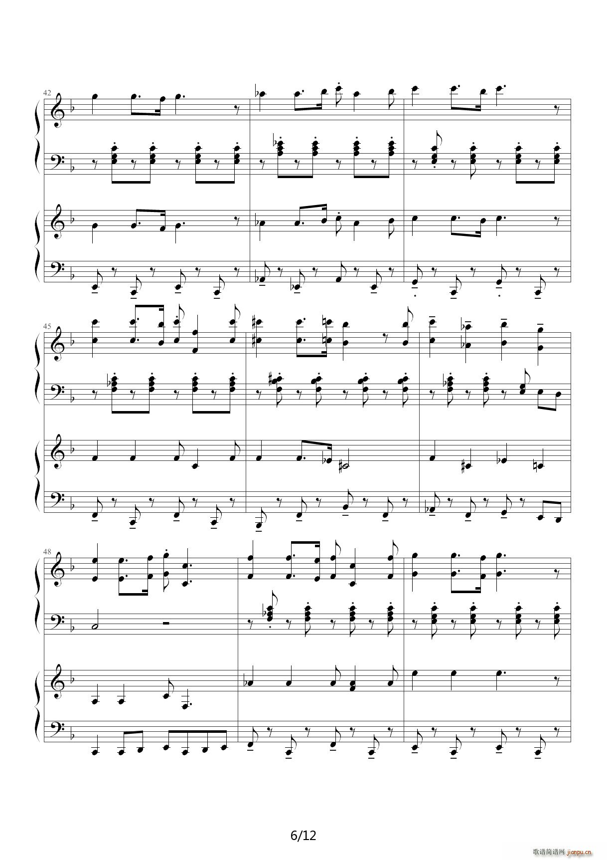 】四手联弹】红色警戒3主题曲《苏维埃进行曲》Soviet March 修改 降A调6