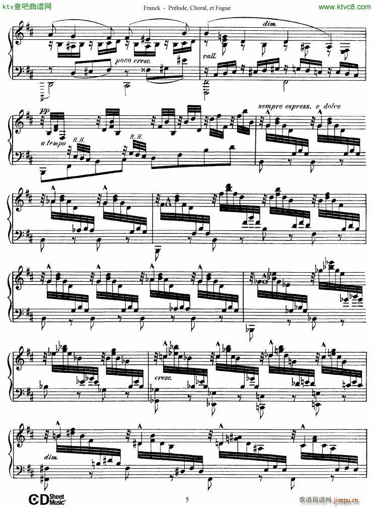 Franck Prélude Choral et Fugue5