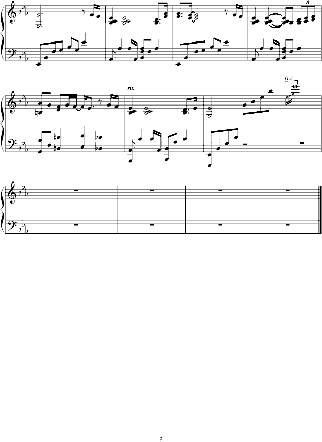 冬日的悸动-钢琴谱(钢琴曲)-蕾诺丝3