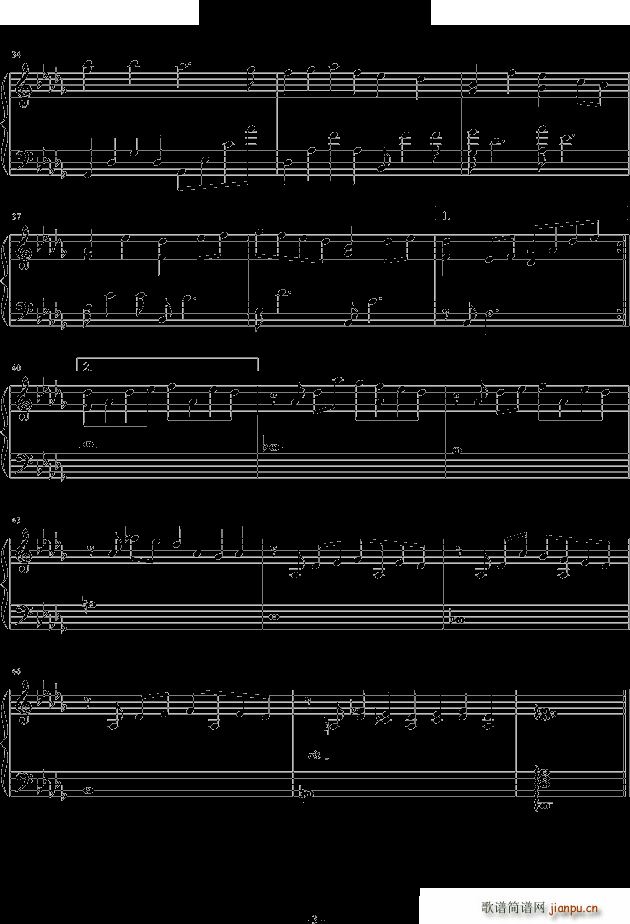 雪之梦（原版 降B调）_班得瑞 Bandari3