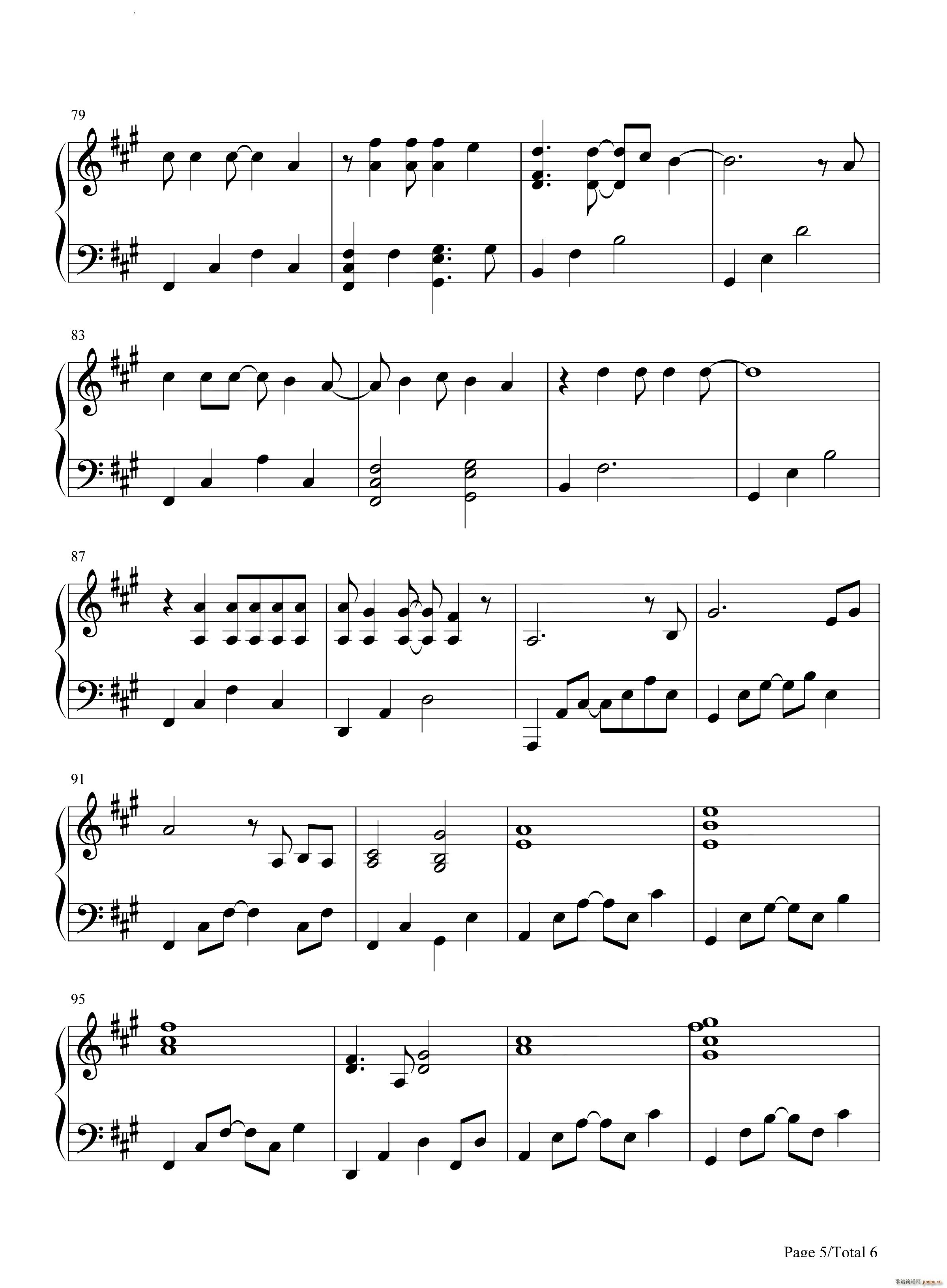 Take On Me带我走简单版_ha6