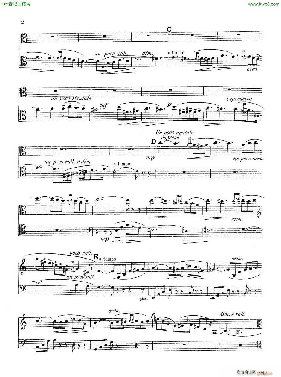Drigo Meditation Viola Cello Piano5