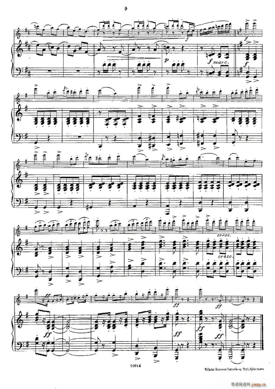 Opern-Transcriptionen.Op.45-4（长笛+钢琴伴奏）7