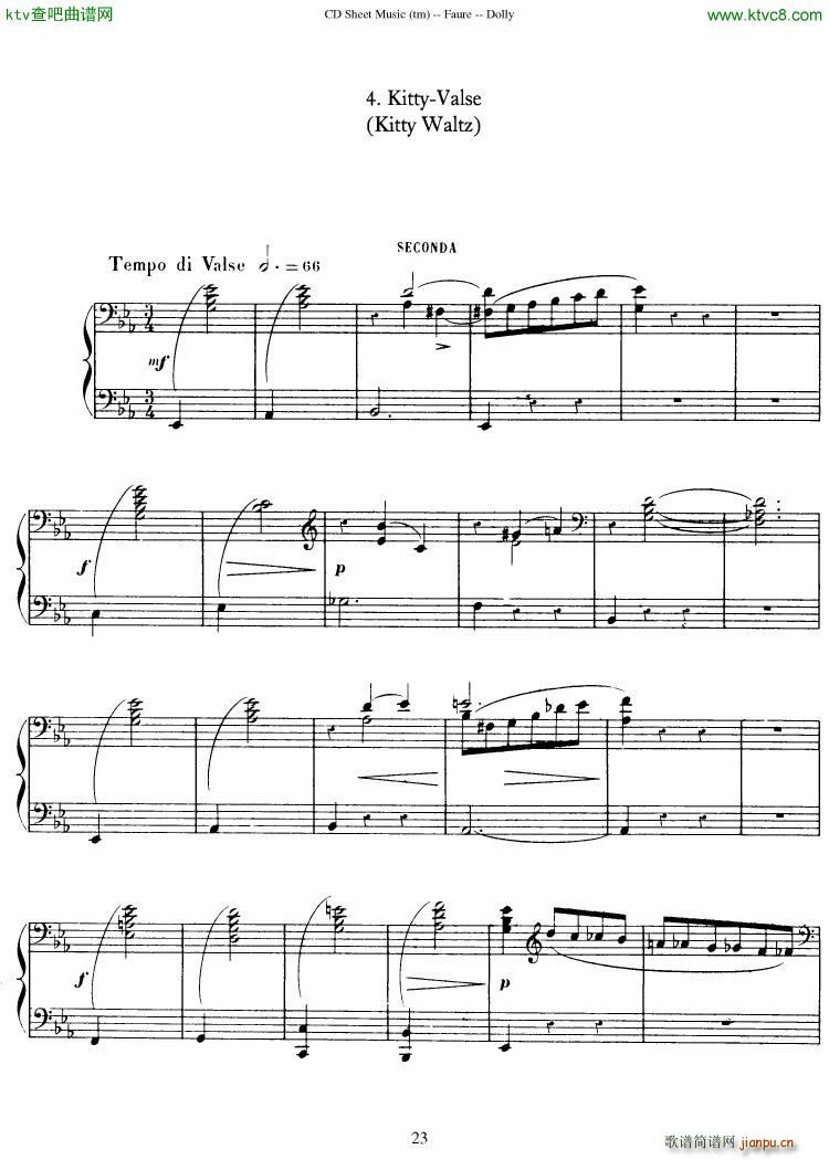 Fauré op 56 Dolly Suite24