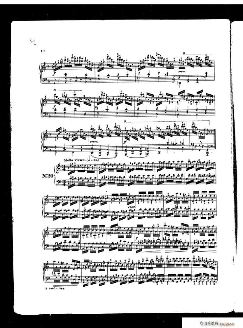 Czerny School of Velocity book 2 Op 2998