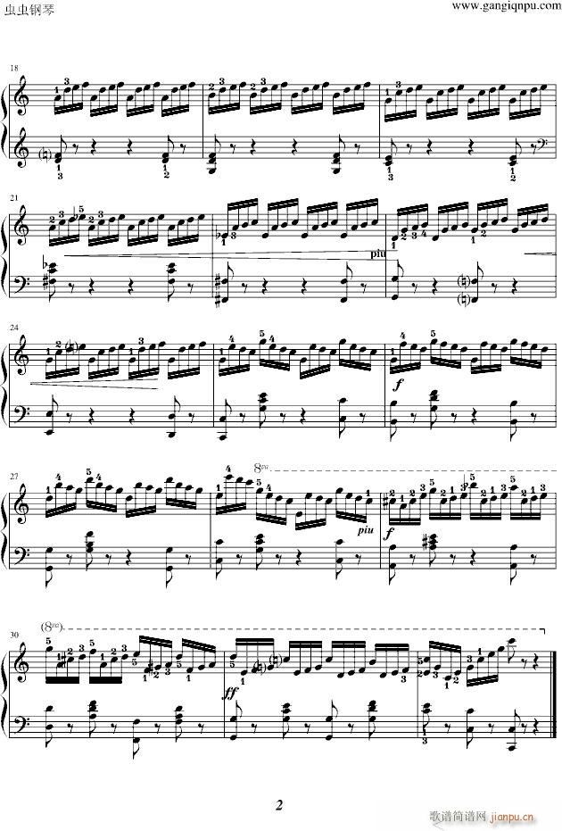 6级练习曲之一_车尔尼-Czerny2