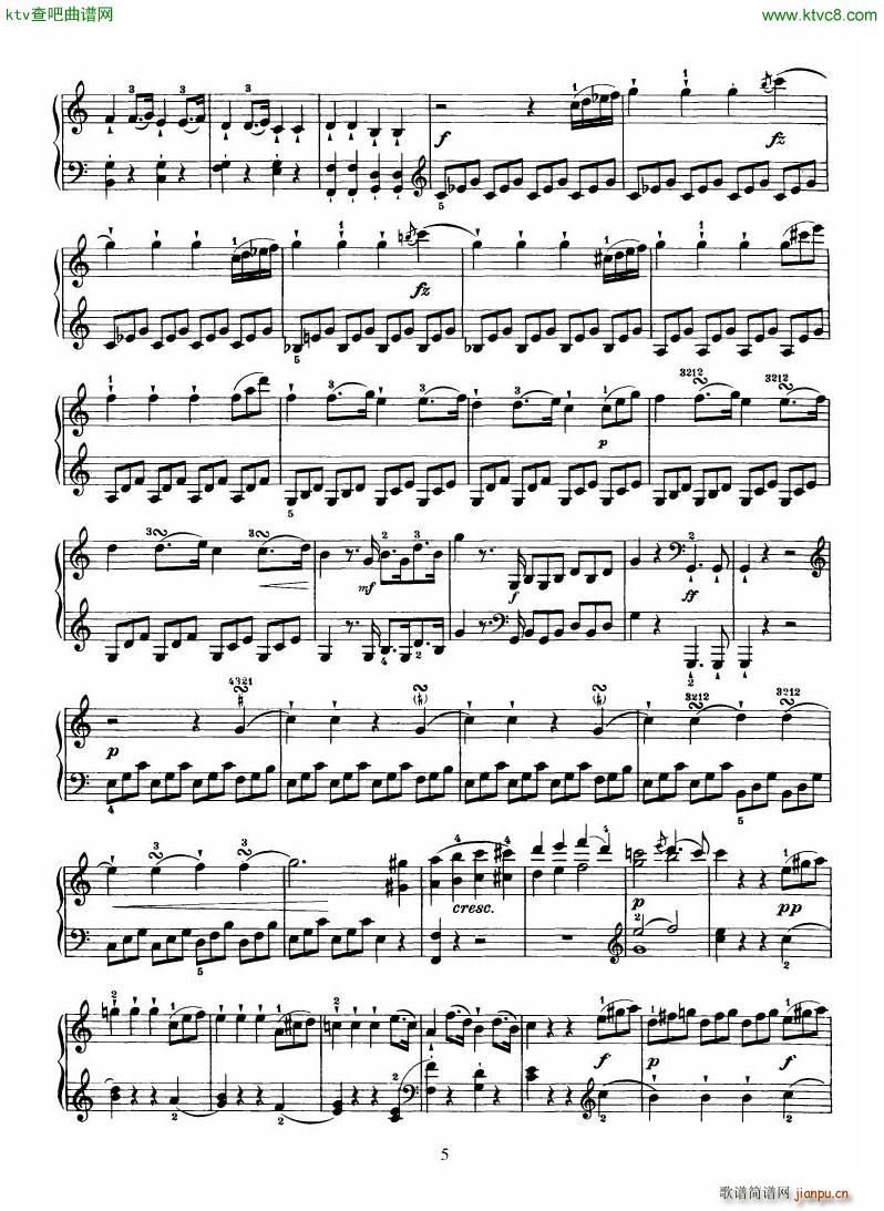 Haydn Piano Sonata No 35 In C5