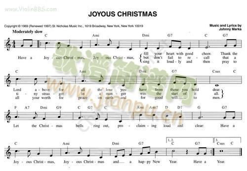 109.JOYOUS CHRISTMAS1
