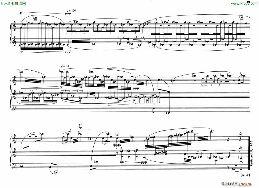 Berio 6 Encores for Piano13