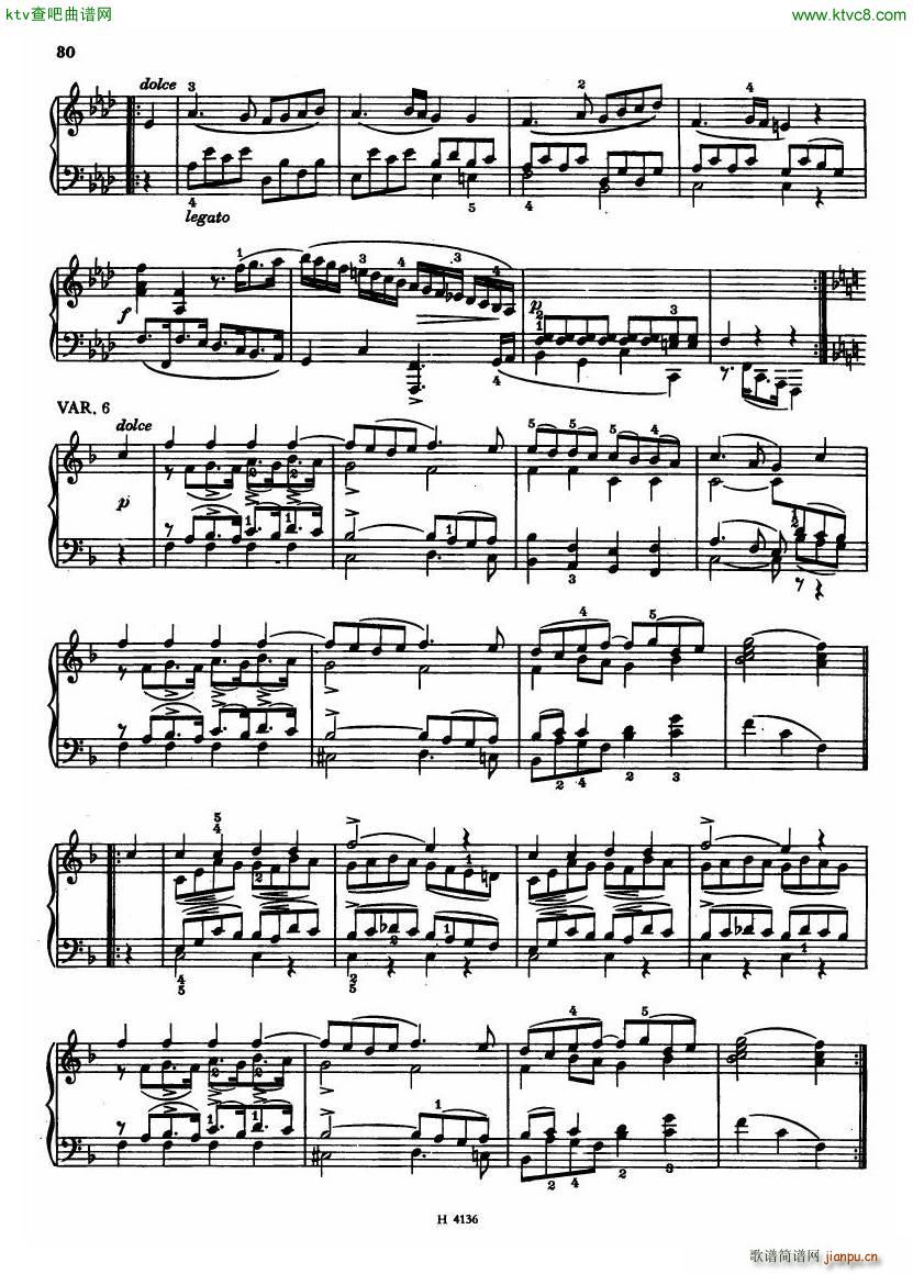 Czech piano variations from 18th century28