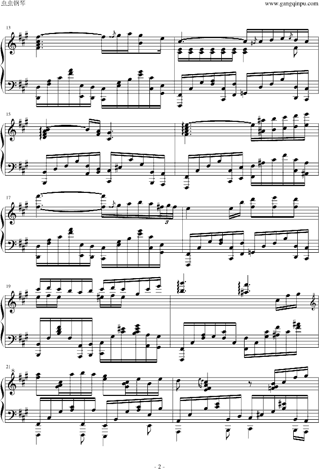 Palpitation[秋之回忆2]-钢琴谱(钢琴曲)-动漫影视2