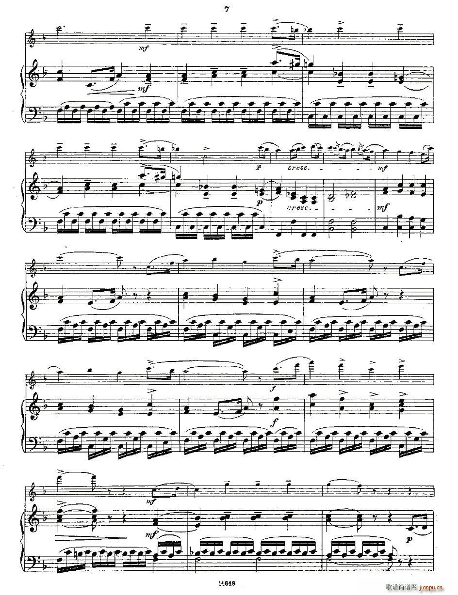 Opern-Transcriptionen.Op.45-3（长笛+钢琴伴奏）7