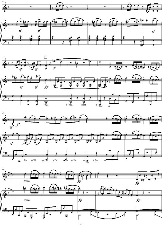 贝多芬-春天奏鸣曲(Op.24)第四乐章-钢琴谱(钢琴曲)-贝多芬-beethoven3