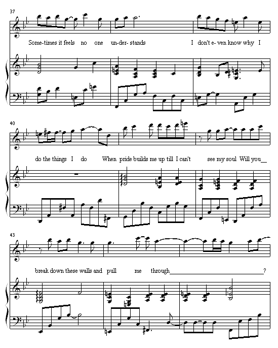 Journey - 弹唱版-钢琴谱(钢琴曲)-张韶涵5
