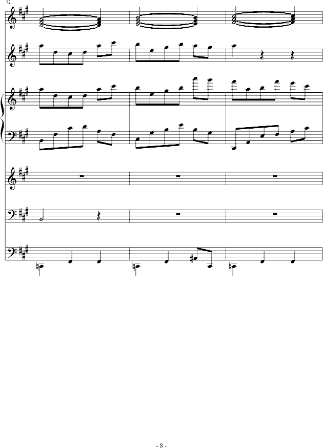 夜洛第六首圆舞曲――蝴蝶姬(To WY)-钢琴谱(钢琴曲)-ellocz8