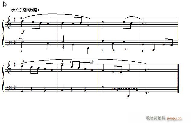巴赫初级钢琴曲之四 小步舞曲2