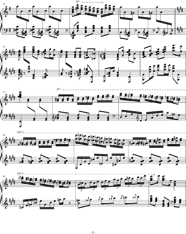 霍洛维兹卡门幻想曲（1927，1968）-钢琴谱(钢琴曲)-比才-Bizet5