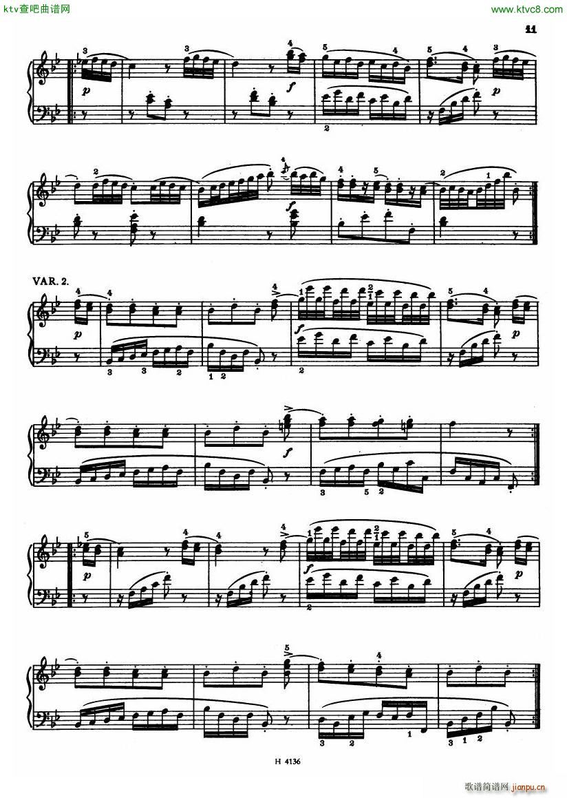 Czech piano variations from 18th century9