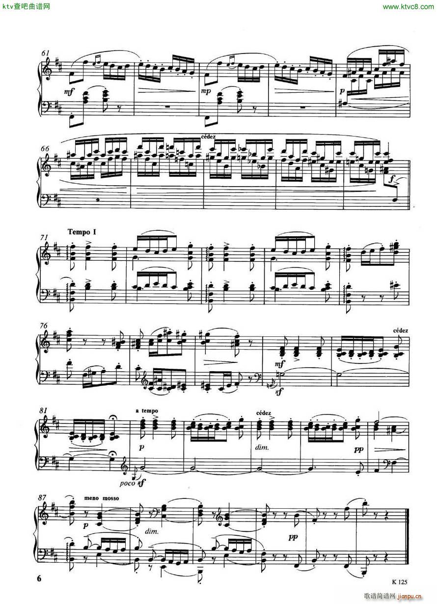 Debussy Danse Bohèmienne pfr3